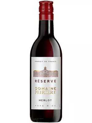 Вино Domaine Peiriere Reserve Merlot, Pays d'Oc IGP 2024, 0.187 л