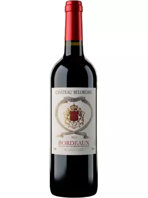 Вино Chateau Belordre Rouges, Bordeaux AOP 2023, 0.75 л
