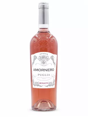 Вино Angelo Rocca e Figli, Amornero Rosato, Puglia IGT 2025, 0.75 л