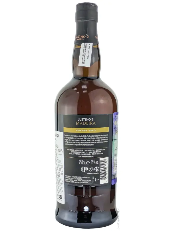 Justino's Madeira Wines, Fine Dry, Madeira DOP