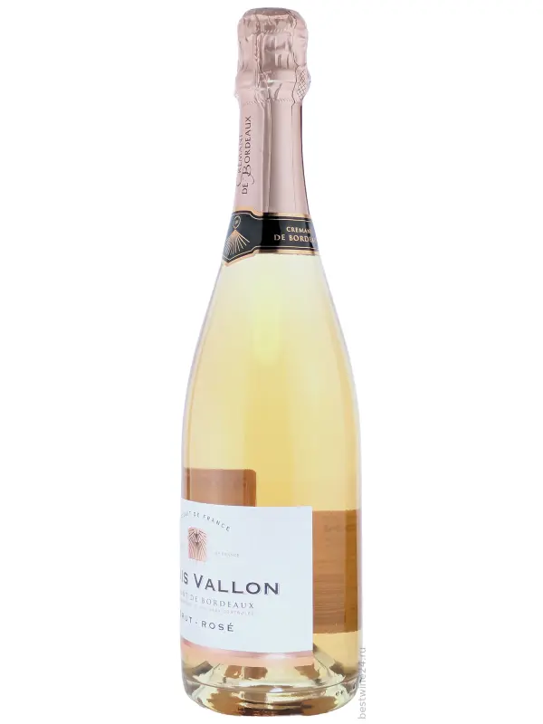 Louis Vallon, Cremant de Bordeaux AOC Brut Rose