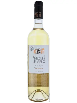 Вино Domaine Preignes le Vieux, Sauvignon Tradition, Pays d'Oc IGP 2021, 0.75 л