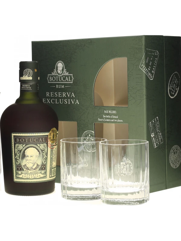 Botucal Reserva Exclusiva, gift set with 2 glasses