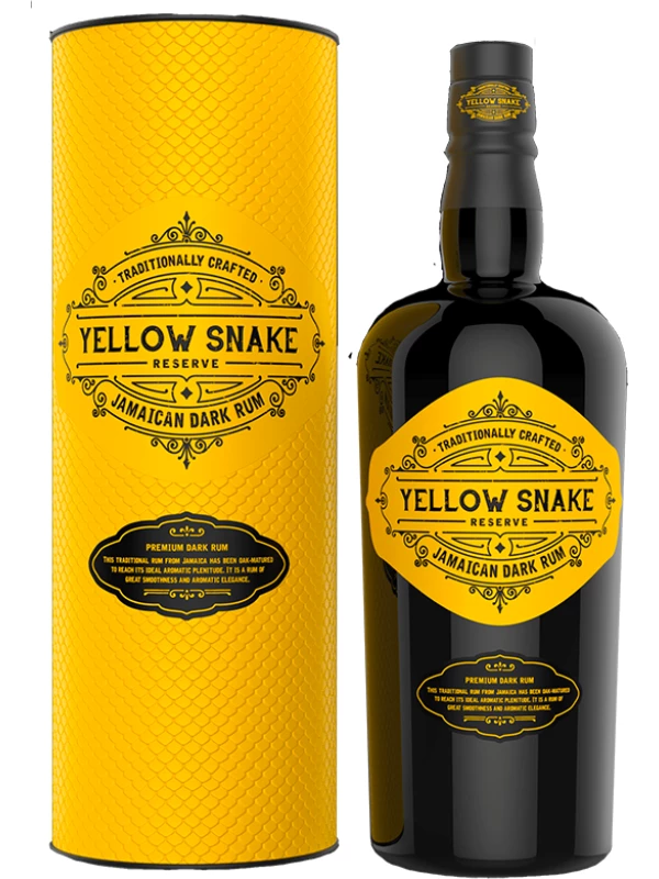 Island Signature, Yellow Snake Amber Rum, gift box