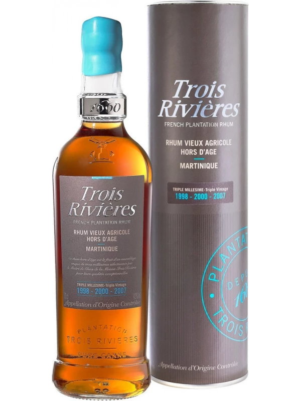Trois Rivieres Hors d'Age Triple Millesime (1998-2000-2007), Martinique AOC, in tube