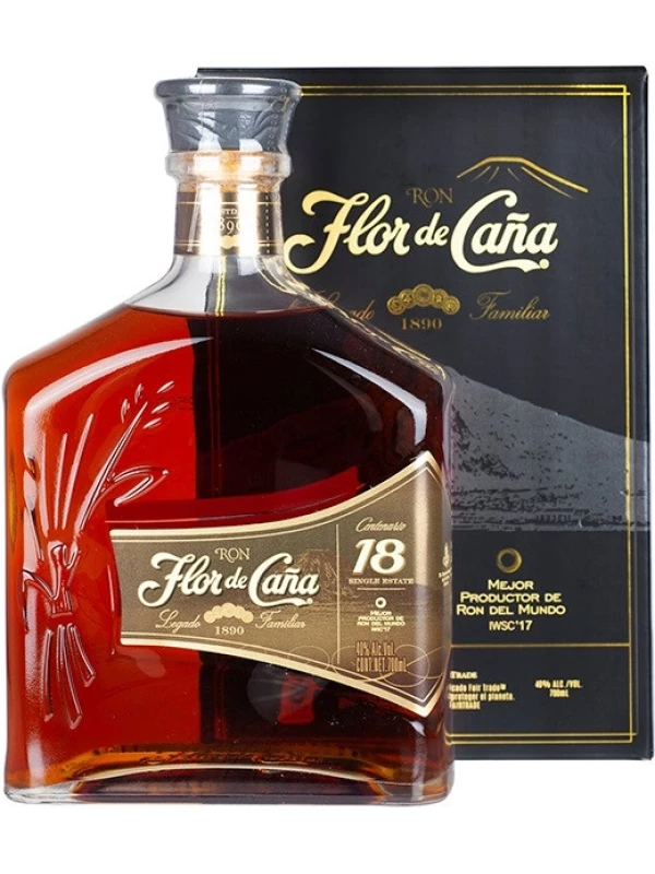 Flor de Cana Centenario 18 Years Old, gift box