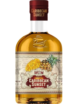Ром KVKZ, Caribbean Sunset Grilled Pineapple based on Rum 0.5 л