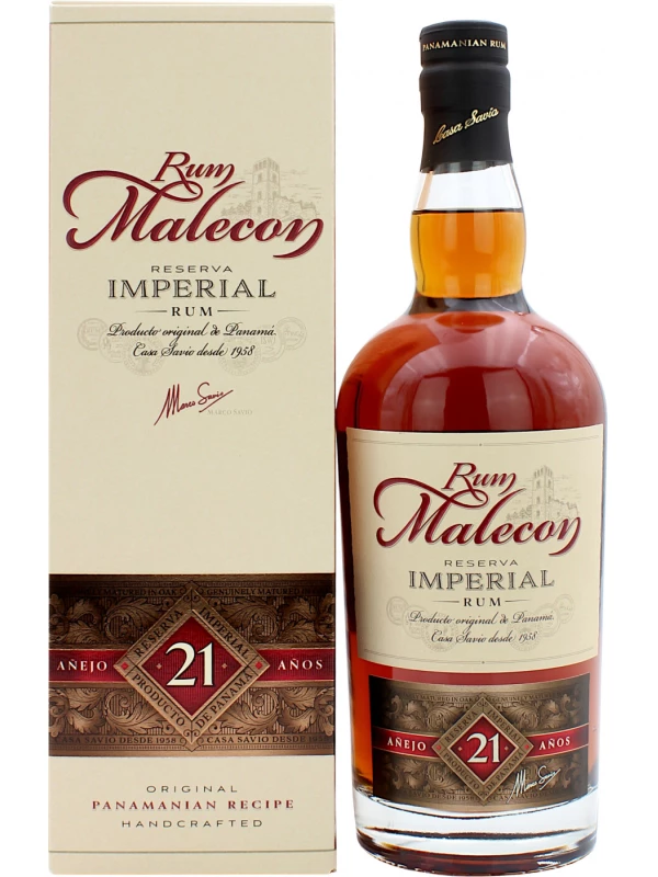 Malecon Reserva Imperial Anejo 21 Anos, gift box