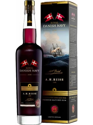 Ром A.H. Riise Royal Danish Navy Strength, gift box 0.7 л