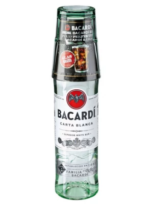 Ром Bacardi Carta Blanca, with plastic glass 0.7 л