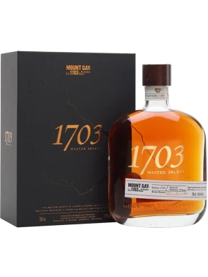 Ром Mount Gay, 1703 Master Select, gift box 0.7 л