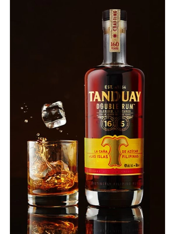Tanduay Double Rum, in tube