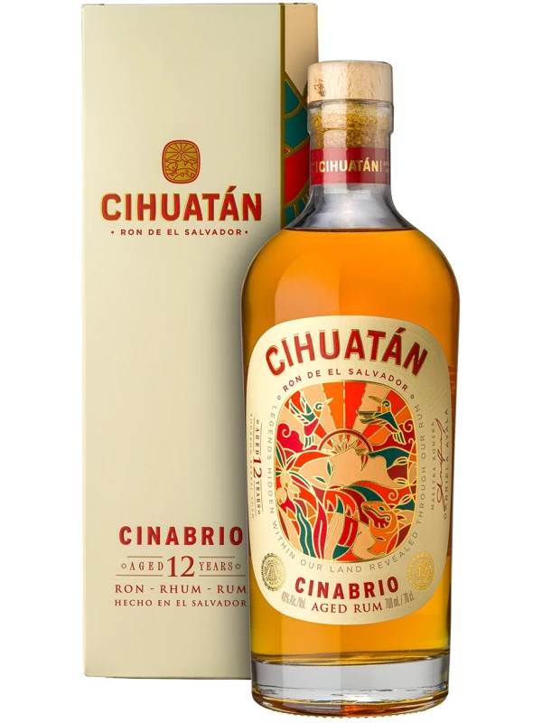 Cihuatan Cinabrio 12 Years Old, gift box