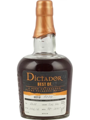Ром Dictador, Best Of Rum Style 1978 0.7 л