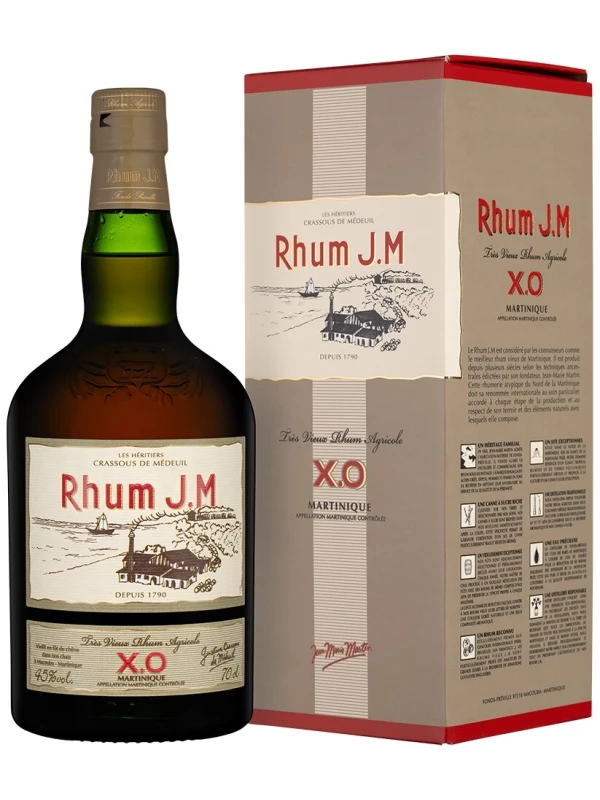 Rhum J.M Tres Vieux Agricole XO, gift box