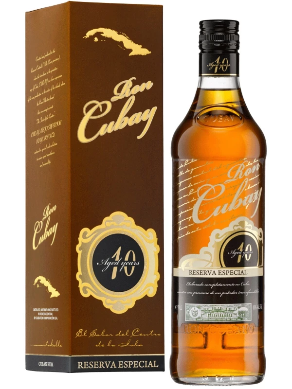 Cubaron, Cubay Reserva Especial 10 Years Old, gift box