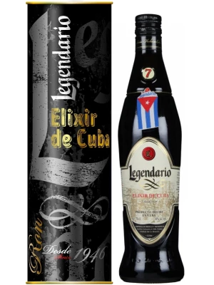 Ром Legendario Elixir de Cuba, gift box 0.7 л