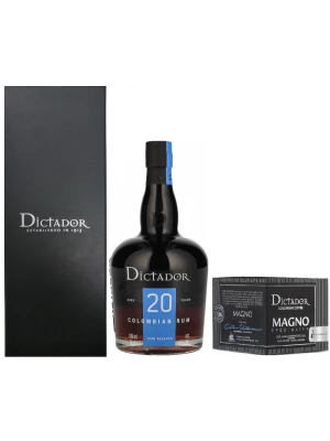 Ром Dictador 20 Years Old, gift box with coffee 0.7 л