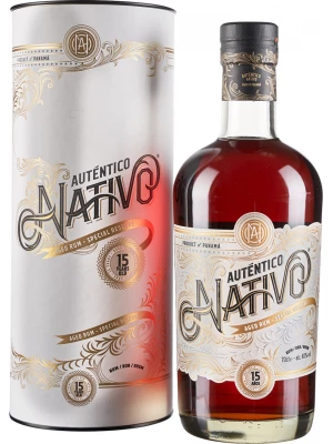 Ром Autentico Nativo 15 Years Old, gift box 0.7 л