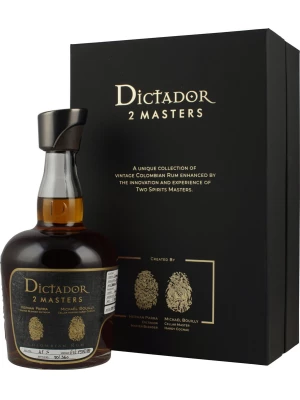 Ром Dictador, 2 Masters Hardy, 1976/1978, gift box 1976 0.7 л