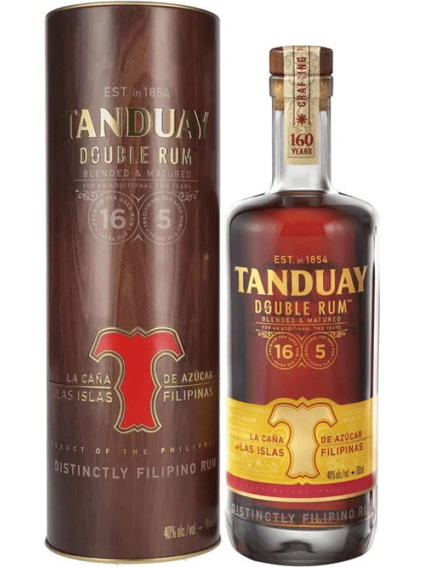 Tanduay Double Rum, in tube