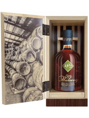 Ром Malecon, Seleccion Esplendida, wooden box 1992 0.7 л