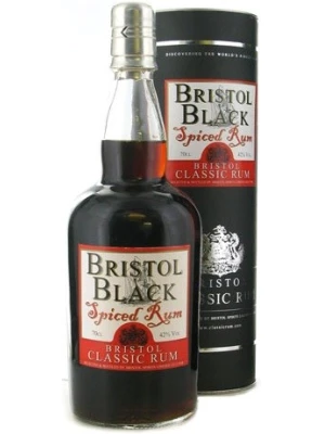 Ром Bristol Classic Rum, Bristol Black Spiced Rum, gift tube 0.7 л