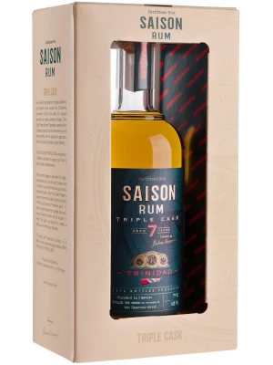 Ром Saison Triple Cask Trinidad 7 Years Old, gift box 0.7 л