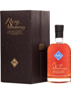 Ром Malecon, Seleccion Esplendida, leather box 1985 0.7 л