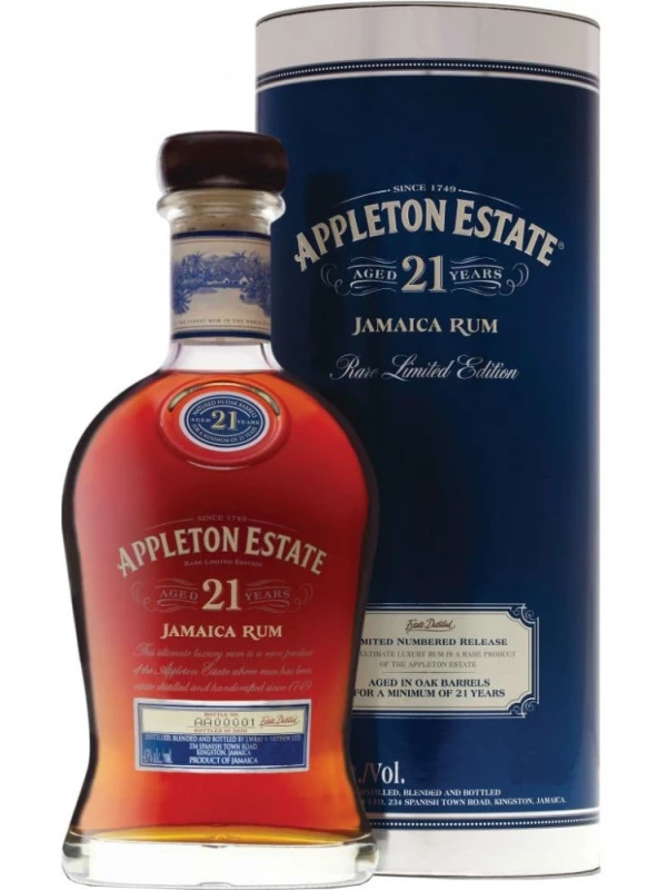 Appleton Estate 21 Years Old, in tube