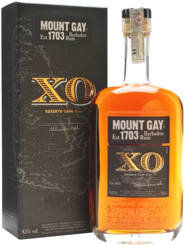 Mount Gay Extra old, Reserve Cask, gift box