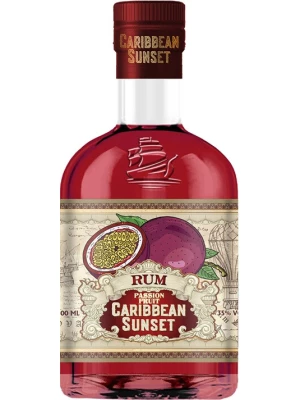 Ром KVKZ, Caribbean Sunset Passion Fruit based on Rum 0.5 л