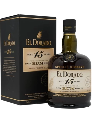 Ром El Dorado Special Reserve 15 Years Old, gift box 0.7 л