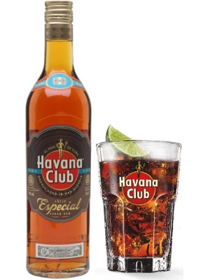 Ром Havana Club Anejo Especial, with glass 0.7 л