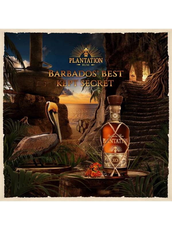 Plantation Barbados XO 20 Anniversary, gift box with 2 glasses