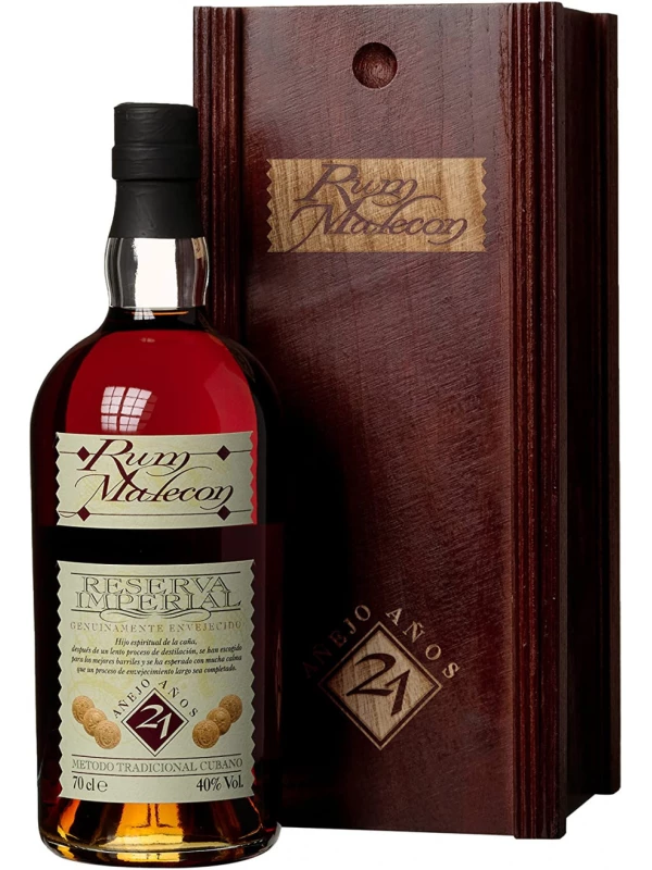 Malecon Reserva Imperial Anejo 21 Anos, gift box
