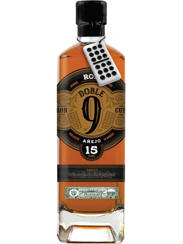 Doble 9 Anejo 15 Years Old, wooden box