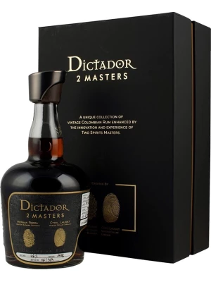 Ром Dictador, 2 Masters Laballe, 1976, gift box 0.7 л
