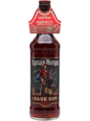 Ром Captain Morgan Dark, with cubes 0.5 л