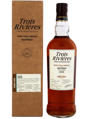 Ром Trois Rivieres Millesime Single Cask, Martinique AOC, 2006, gift box 0.7 л