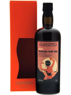 Ром Samaroli, Demerara Dark, gift box 2003 0.7 л
