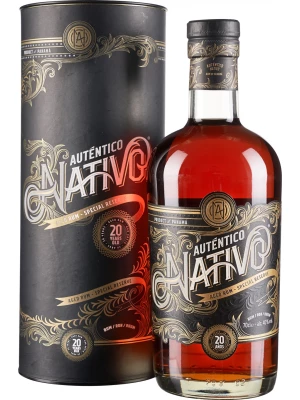 Ром Autentico Nativo 20 Years Old, gift box 0.7 л