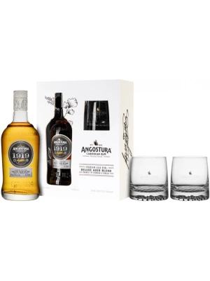 Ром Angostura 1919, gift set with 2 glasses