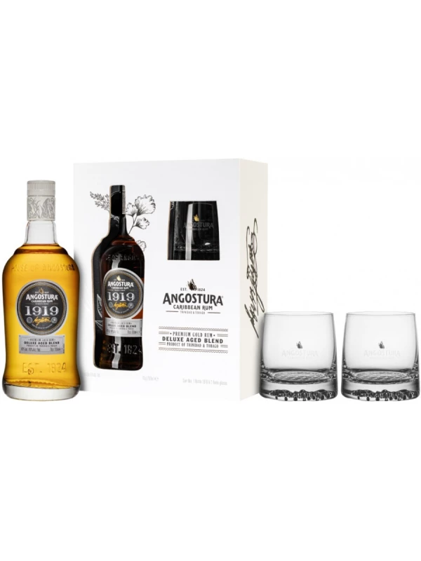 Angostura 1919, gift set with 2 glasses