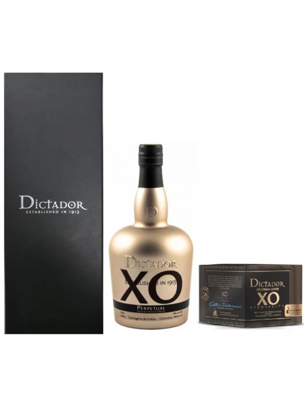 Dictador XO Perpetual, gift box with coffee
