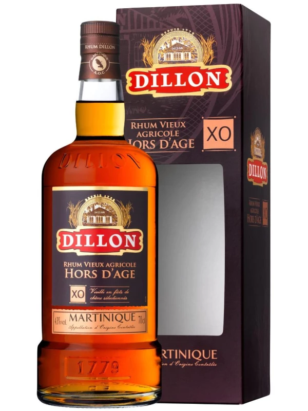 Dillon Hors d'Age XO, Martinique AOC, gift box