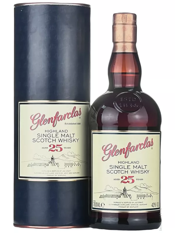 Glenfarclas 25 years, in tube