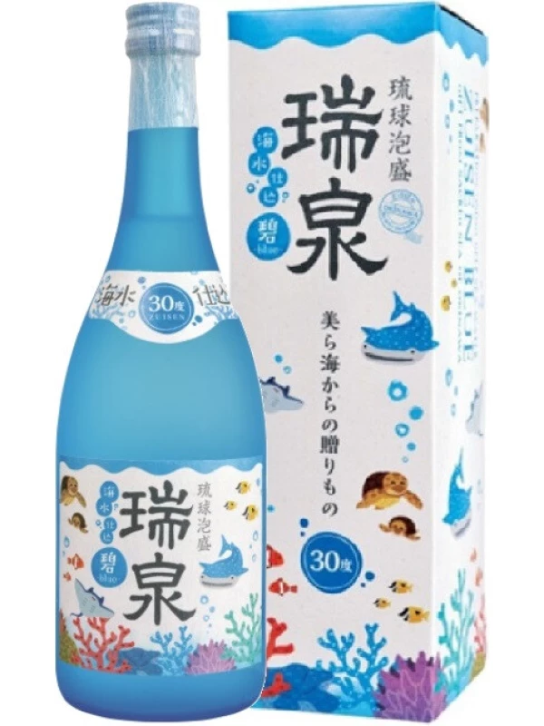 Zuisen Blue Awamori, gift box