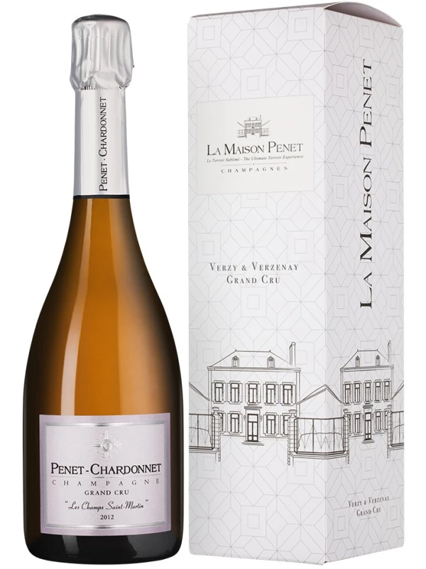 Penet-Chardonnet, Les Champs Saint-Martin Grand Cru, Champagne AOC, gift box