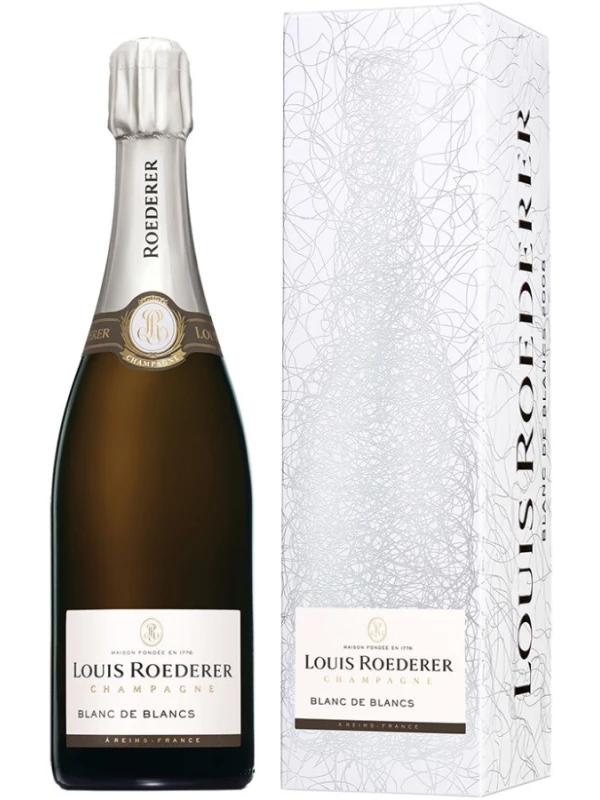 Louis Roederer, Brut Blanc de Blancs, Grafika, gift box